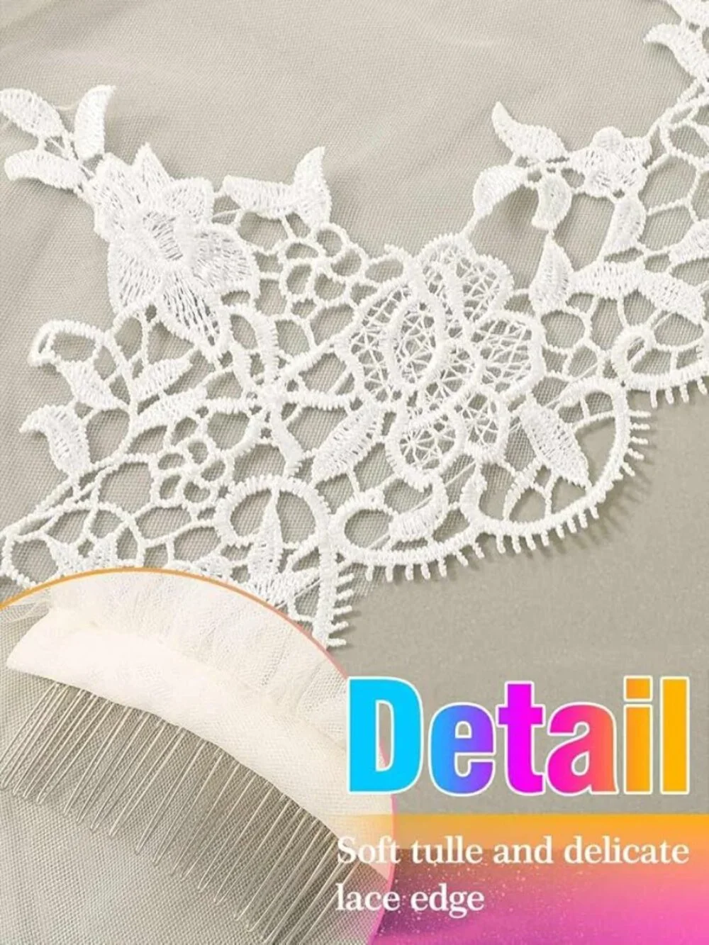 Wedding Long Lace Bridal Veil